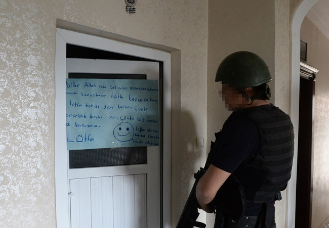 Şırnak'ta polislere gülümseten mesaj