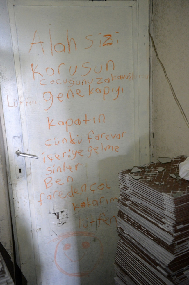 Şırnak'ta polislere gülümseten mesaj