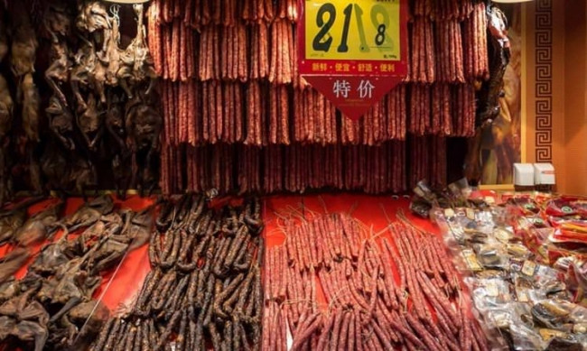 Çin'de bir süpermarket turu