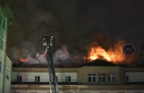 Ankara Numune Hastanesi'nde yangın !