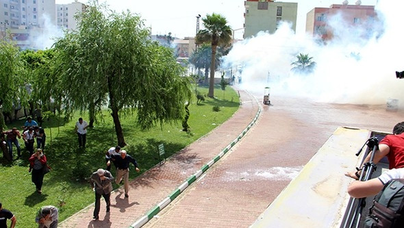 HDP mitingine polis müdahalesi