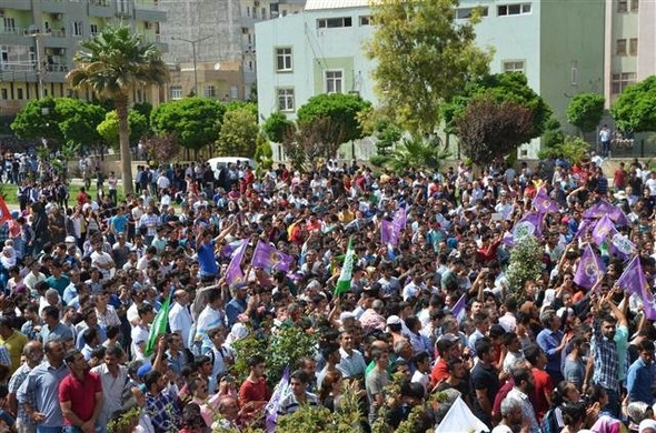 HDP mitingine polis müdahalesi