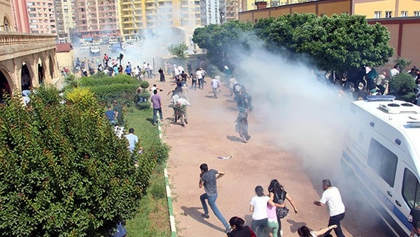HDP mitingine polis müdahalesi