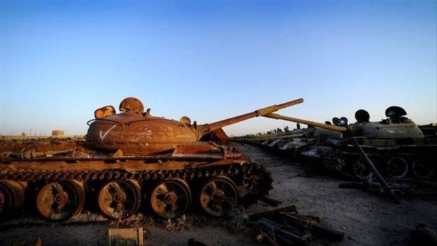 Tank mezarlığı ortaya çıktı