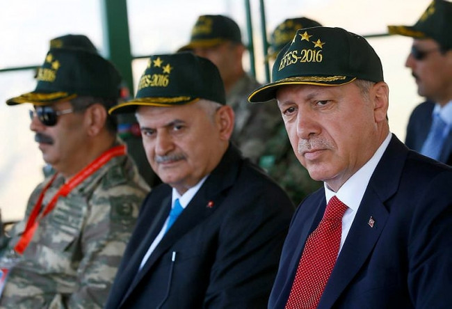 Cumhurbaşkanı ve Başbakan Efes 2016 tatbikatında