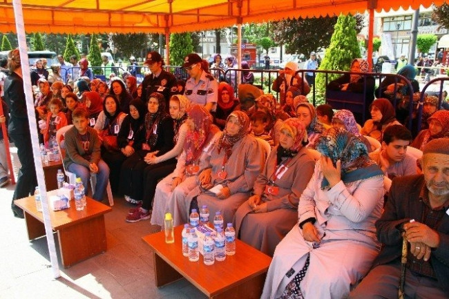 Şehit babaya son bakış