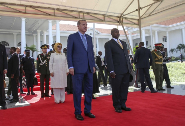 Cumhurbaşkanı Erdoğan'dan Uganda ziyareti
