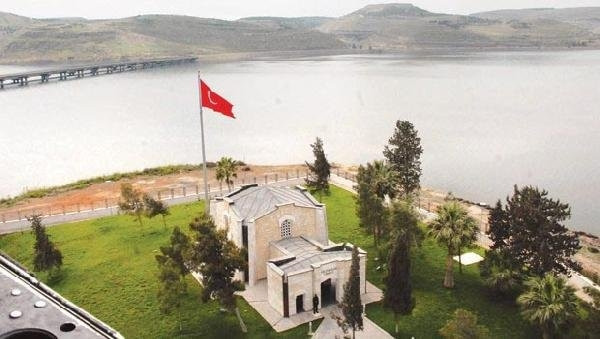 Süleyman Şah Türbesi'nin eski yeri ilk kez görüntülendi