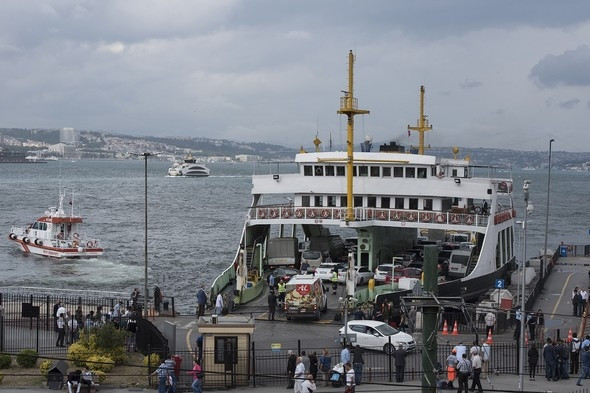 Eminönü'nde vapur kazası