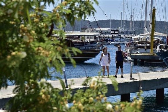 Bodrum'a 455 turist geldi