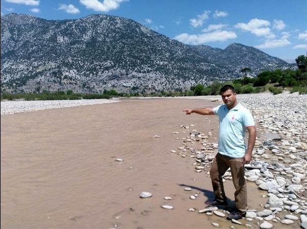 Rafting cenneti Köprüçay'da balık ölümleri