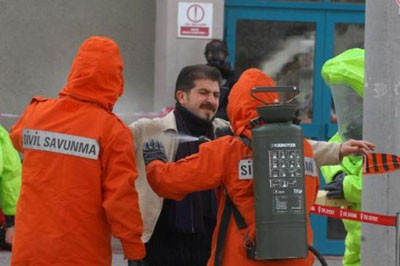 Kimyasal saldırıdan kareler