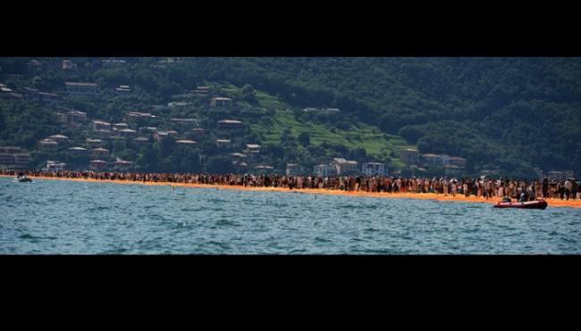 Yüzen iskele yaptılar