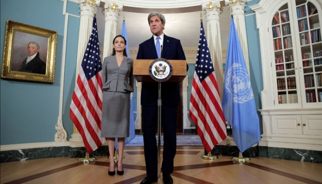 John Kerry ve Angelina Jolie iftarda buluştu