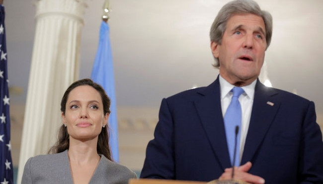 John Kerry ve Angelina Jolie iftarda buluştu