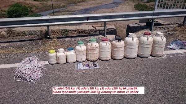 Diyarbakır'da 300 kilogram patlayıcı bulundu