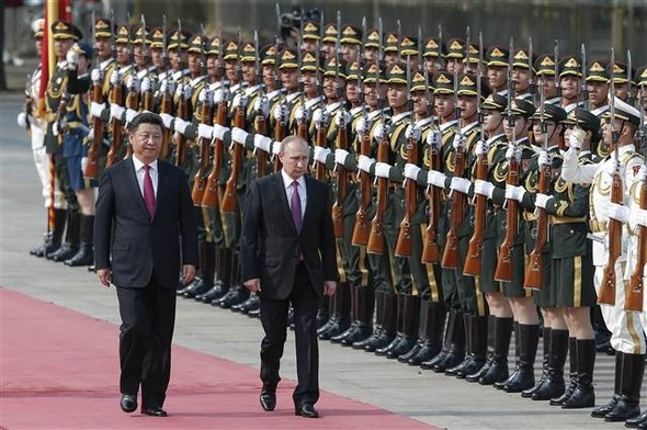 Putin'in Çin ziyaretinden görüntüler