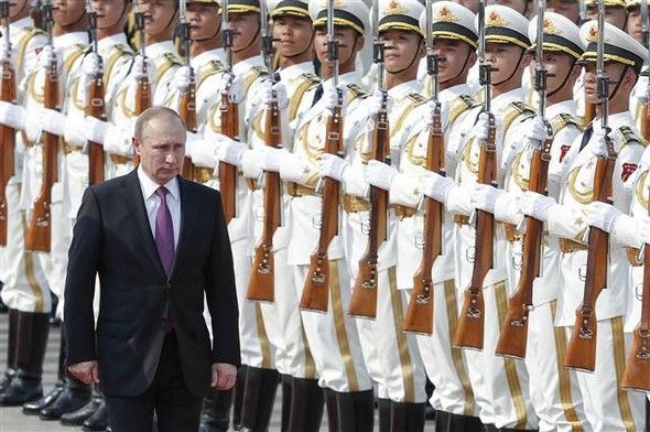 Putin'in Çin ziyaretinden görüntüler