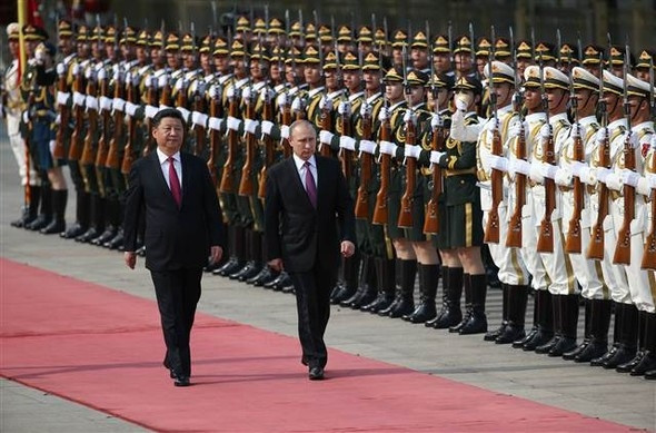 Putin'in Çin ziyaretinden görüntüler