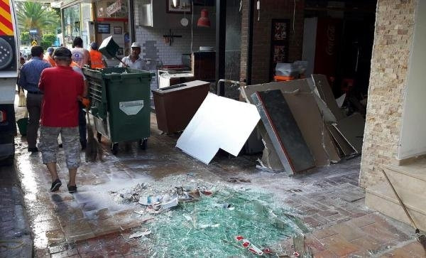 Restoranda tüp patladı !