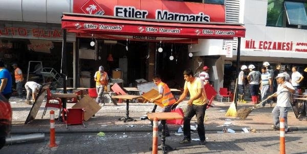 Restoranda tüp patladı !