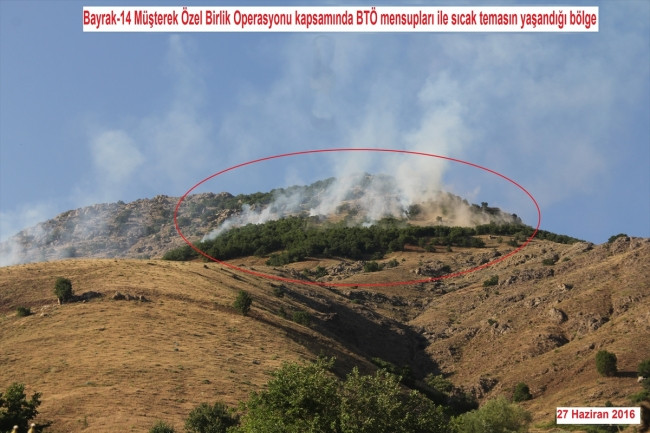 PKK'lıların kıstırıldığı o an !