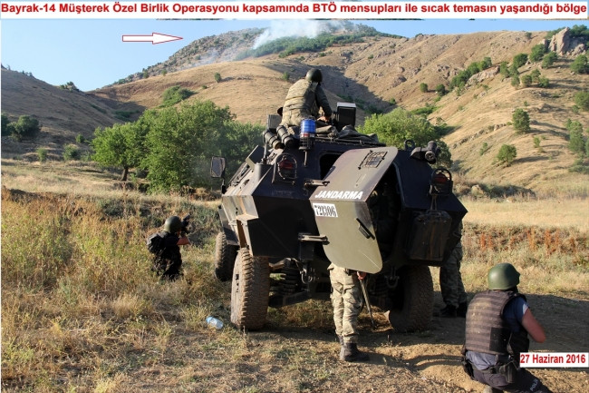 PKK'lıların kıstırıldığı o an !