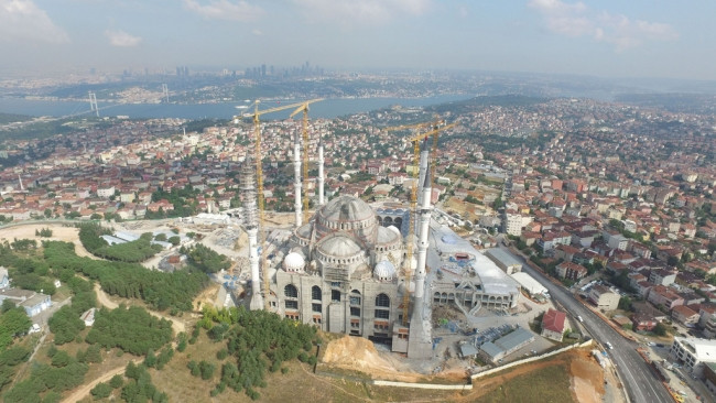 Çamlıca Camisi'nde ilk namaz bu akşam