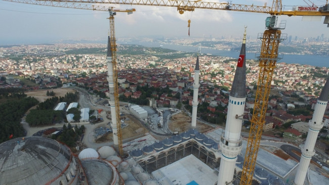 Çamlıca Camisi'nde ilk namaz bu akşam