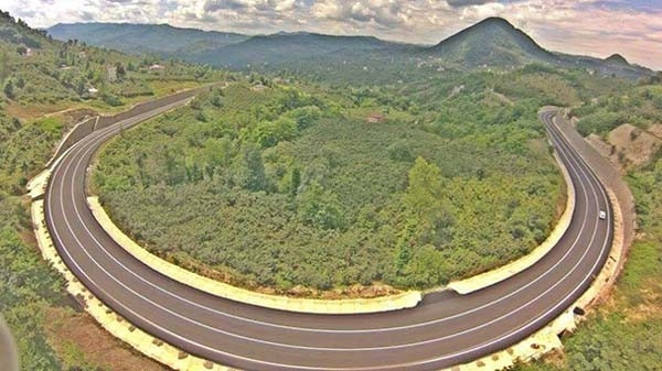 Asırlık proje havadan fotoğraflandı