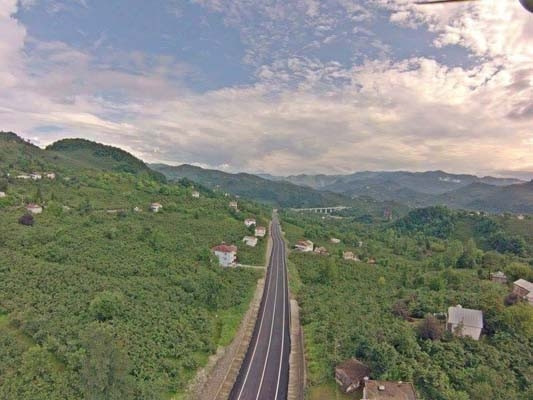 Asırlık proje havadan fotoğraflandı