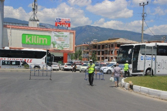 Akçay araç girişine kapatıldı !