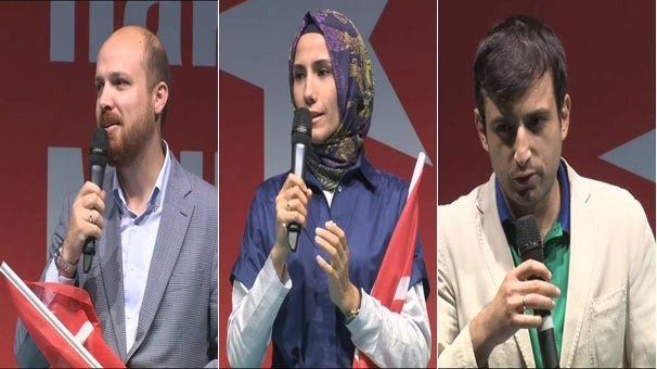 Erdoğan'ın çocukları Kısıklı'da konuştu