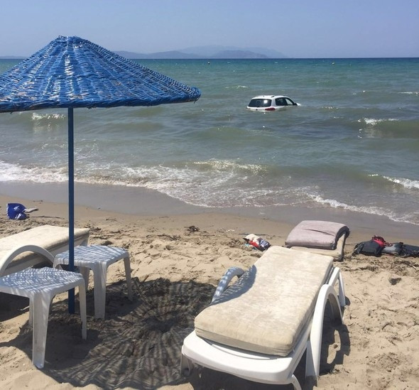 Kuşadası'nda inanılmaz kaza