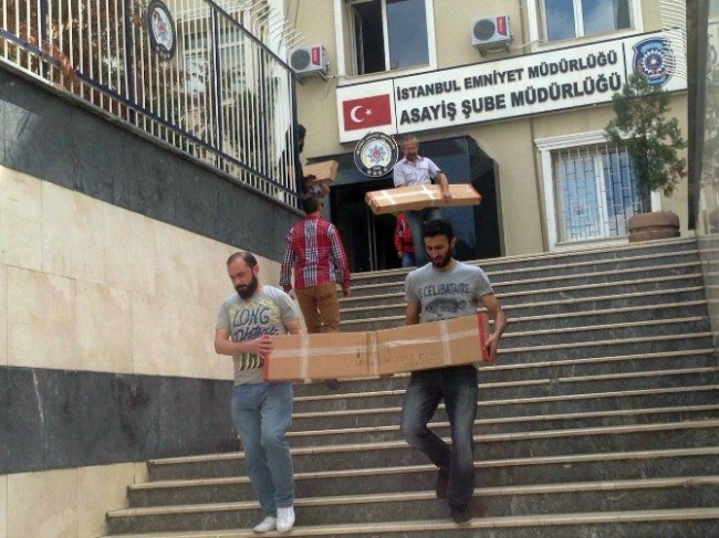 Darbecilerin mühimmatları görüntülendi