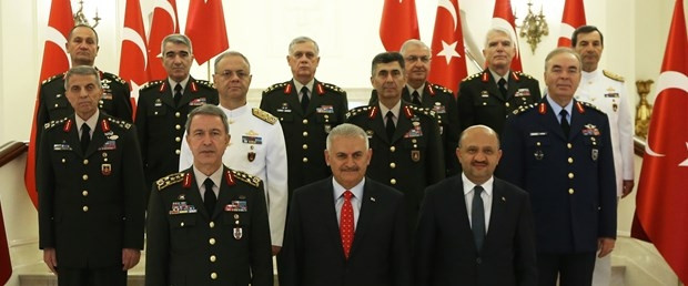 YAŞ sonrası TSK komuta kademesi
