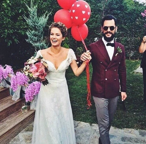 Ve Mutlu son! Burcu Biricik evlendi