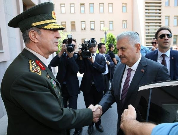 Başbakan Yıldırım Karargah'ta