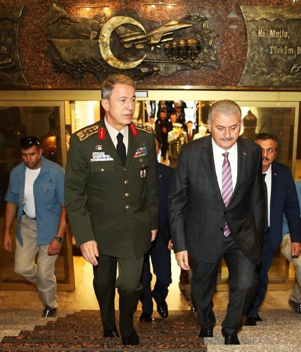 Başbakan Yıldırım Karargah'ta