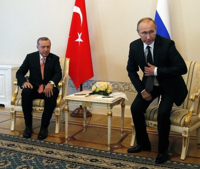 Putin Erdoğan'ı böyle karşıladı