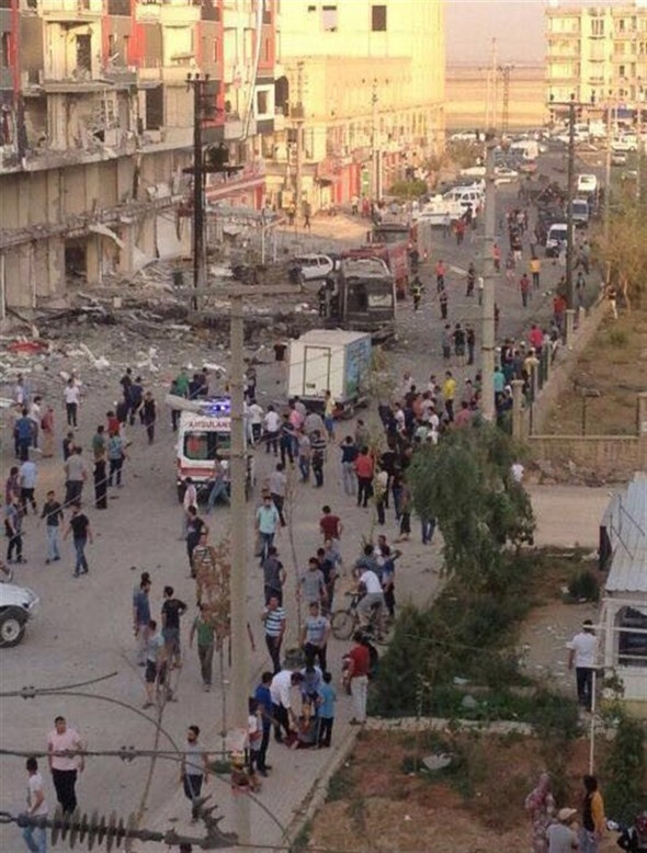 Mardin'de hastane önünde patlama !