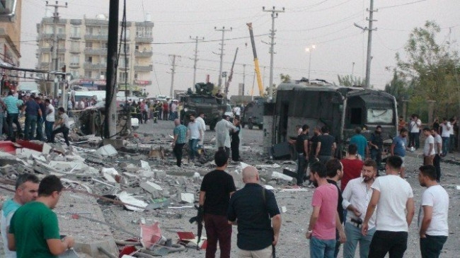 Mardin'deki terör saldırısının izleri gün ağarınca ortaya çıktı