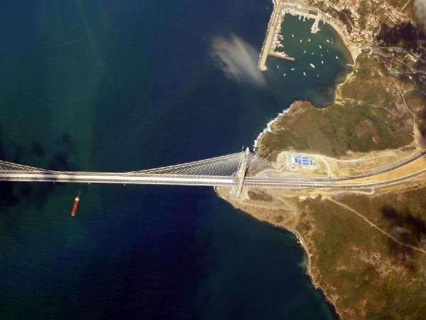 3. Köprü, 5 bin metreden görüntülendi