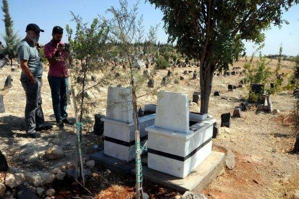 Çocuk mezarında el yapımı patlayıcı bulundu