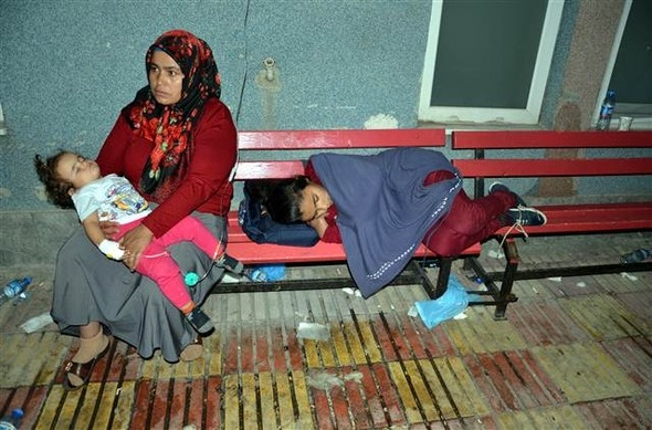 Binlerce kişi hastaneye koştu