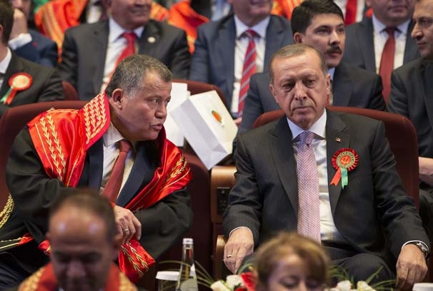 Adli Yıl Açılış Töreni'nde dikkat çeken kare