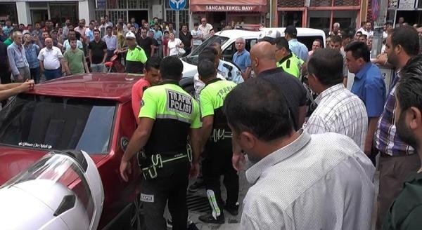 Trafik magandası silah çekti !