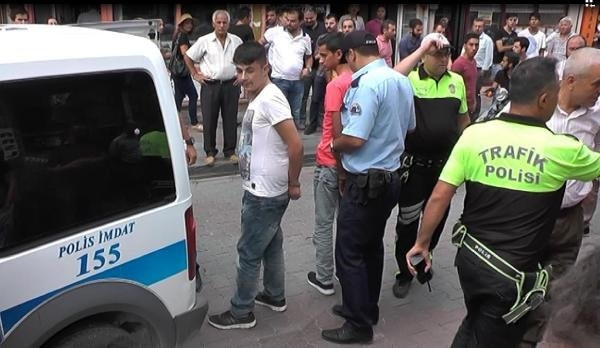 Trafik magandası silah çekti !