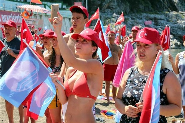 Zonguldak'ta ertelenen 30 Ağustos etkinliği yapıldı
