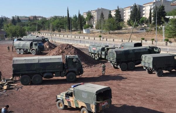 Gaziantep'e askeri sevkiyat